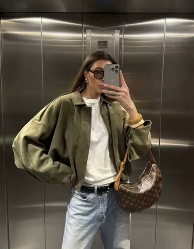 Giacca donna camoscio corto - donna,