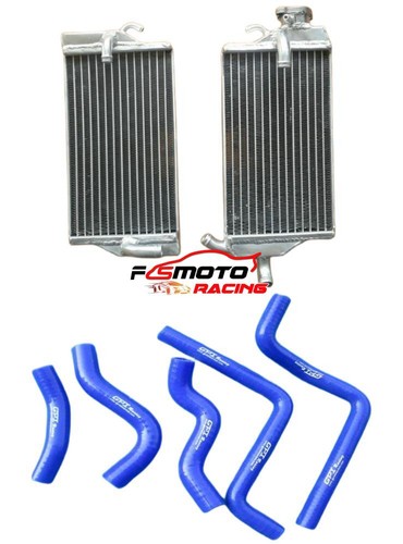 Aluminum radiator blue - radiator,