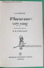 WHEN WE WERE VERY YOUNG · A A