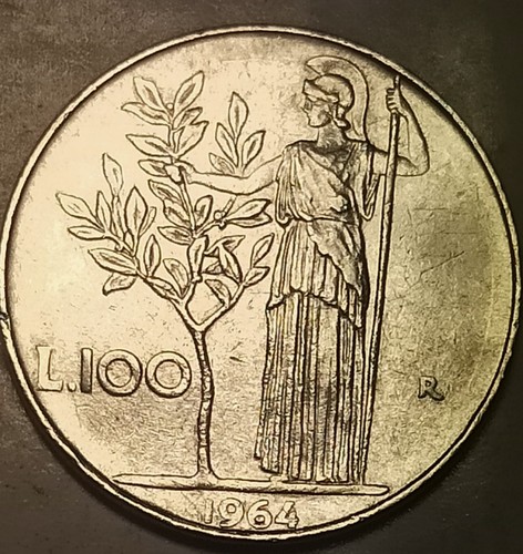 100 lire 1964 repubblica - 100,