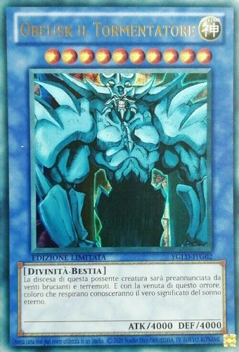 Ygld itg02 obelisk - yu-gi-oh!, ygld-itg02