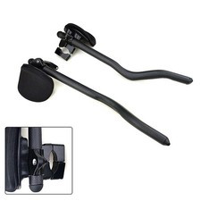 Manubrio ausiliario ergonomico in fibra di carbonio per supporto manubrio piatto