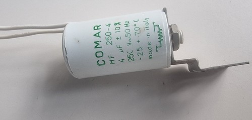 Condensatore 4uf 250v comar - ac,