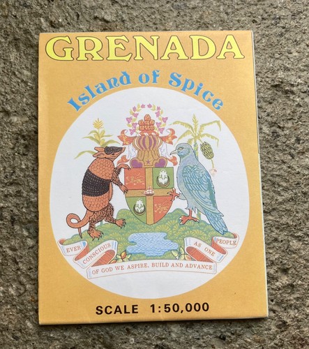 Cartina mappa grenada caraibi - mappa,