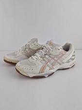 Asics Women's Gel Rocket BN755 White Pink Running Shoes Lace Up EUR 40