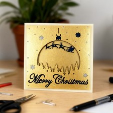 Slitta natalizia stelle