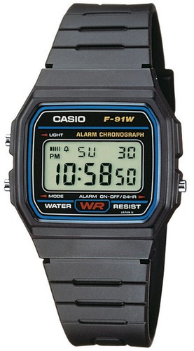 Casio collezione 91w 1yeg - collezione, f-91w-1yeg