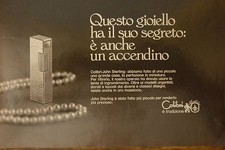 # ADVERTISING PUBBLICITA' ACCENDINI COLIBRI' JOHN STERLING - 1972 