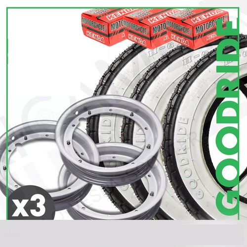 Ruote complete fascia bianca - 3,