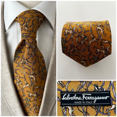 Salvatore ferragamo silk tie - silk,