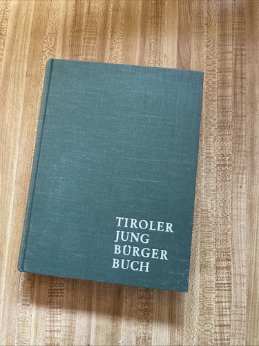 Tiroler jung burger buch - tiroler,