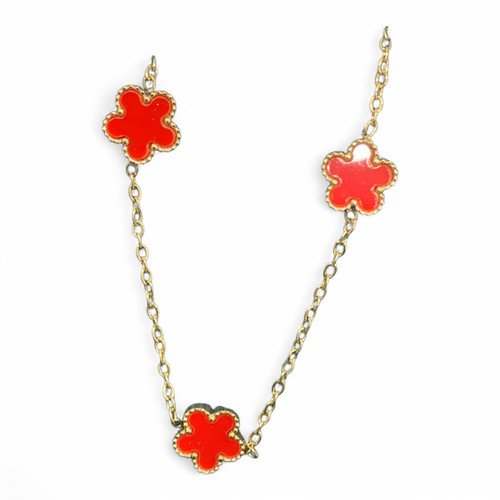 Collana donna acciaio oro - collana,