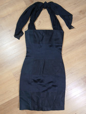 Vintage 4 GENNY by GIANNI VERSACE RARE Linen Silk Blend Luxury Dress