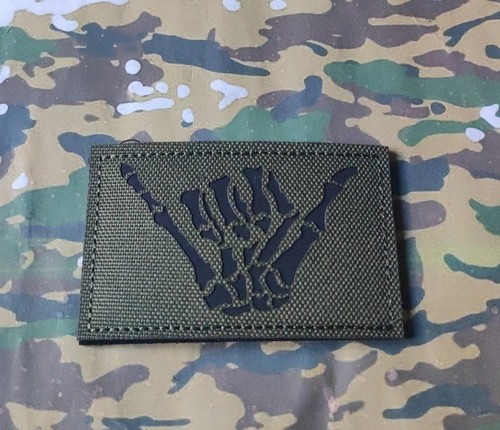 Patch cornuto horn - rock, du