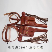 WW2 Pistola Mauser C96 M712 Fondina per Pistola Copertura in Pelle Props Film