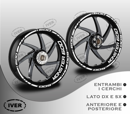 Adesivi cerchi moto - , ducati