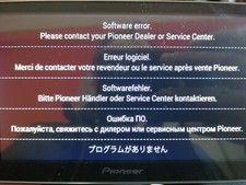 Pioneer AVH-Z9200DAB Scheda SD Servizio FIX Errore Software