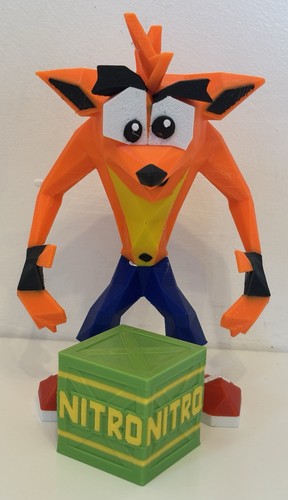 Crash bandicoot printed - 3d,