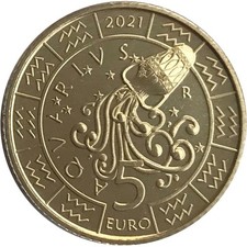 5 Euro San Marino 2021 Zodiac