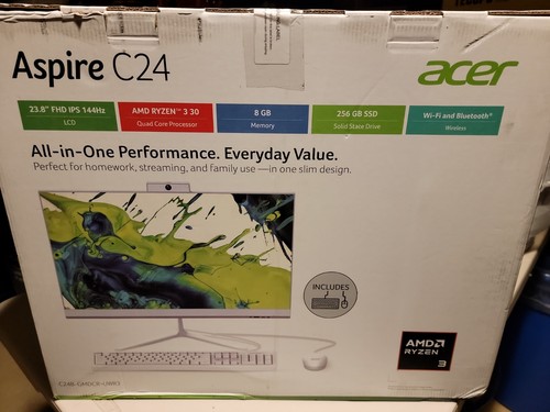 Acer aspire c24 - 23,8", desktop