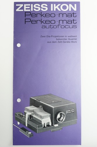 Brochure proiettore zeiss ikon - brochure,