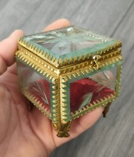 Scatola portagioie in vetro