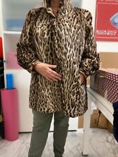 giacca di pelliccia leopardo vintage