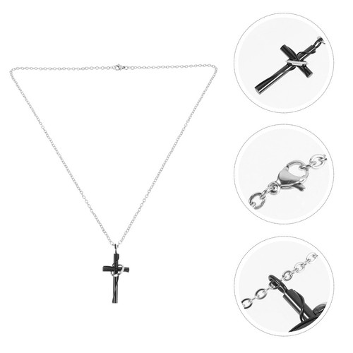 Gothic cross necklace collana - gothic,