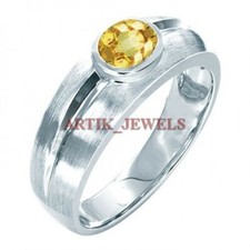 Naturale Citrino Gemma Con 14K