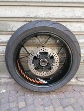 Ruota Posteriore Cerchio Con Gomma KTM 690 Duke Originale Con Disco Freno