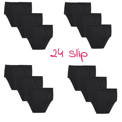 Slip alto donna nero - donna, cotone