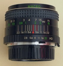 OBIETTIVO PANAGOR PER MINOLTA   MACRO 28 mm  F 2,8