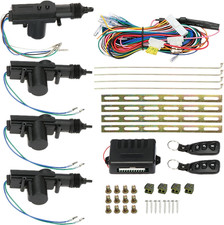 Chiusura Centralizzata Auto, 12V Kit Serratura Smart per Auto, Con 4 Attuatori p