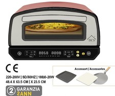 Forno Multifunzione Pizza Pizze Elettrico 450°C Professionale Pietra Pala Teglia