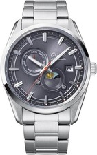 ORIENT Sun & Moon Acciaio Grigio RA-AK0311N Limited Edition Orologio Uomo Automa