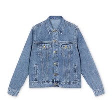 Giacca di jeans con stampa