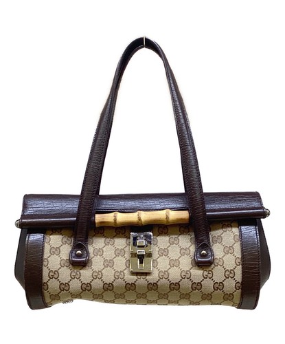Gucci 111713 borsa - borsa, bambù