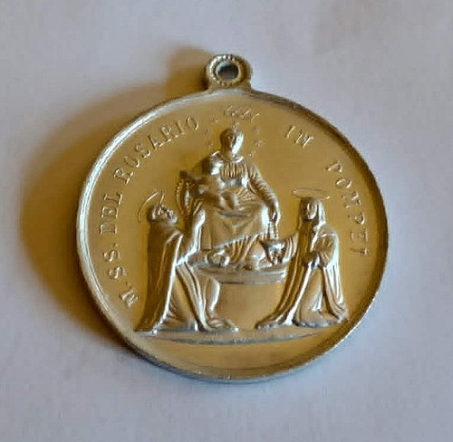 Medaglia vintage madonna del - medaglia,