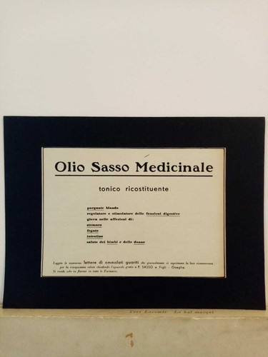 Pubblicità originale olio - pubblicità,