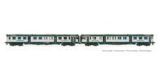 LIMA Set di 2 Automotrici Diesel ALn 668 1000, Motorizzate + Manichino, Trenord, Ep. VI