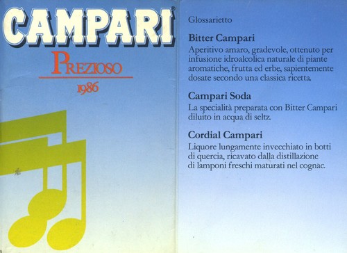 Campari prezioso 1986 - ",