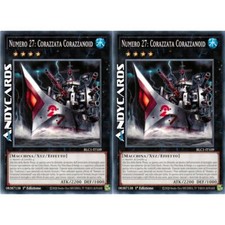2x NUMERO 27: CORAZZATA CORAZZANOID • Comune • BLC1 IT109 • 1Ed • Yugioh!