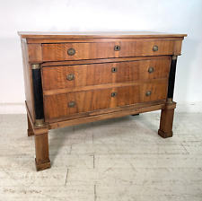 ANTICO COMO IMPERO 3 CASSETTI epoca 800 legno NOCE CASSETTONE CASSETTIERA MOBILE