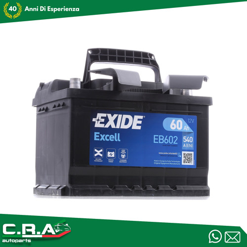 Batteria per auto exide eb602 - batteria,