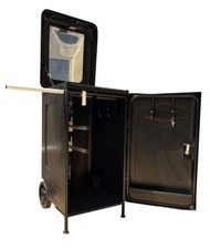 Baule portasella verticale con vani porta oggetti e ganci appendibriglie Tattini