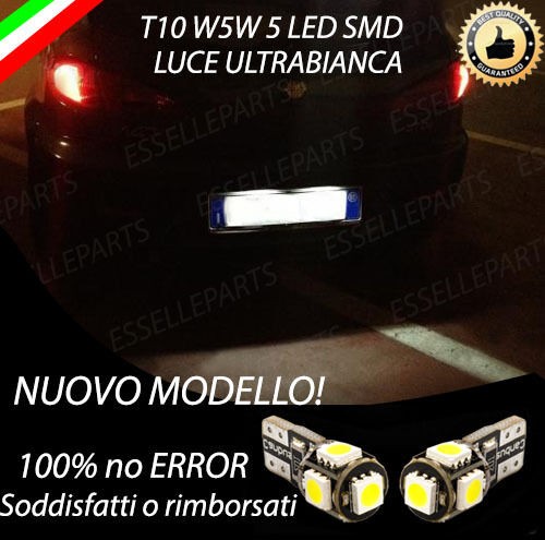 Coppia luci targa led alfa - targa,