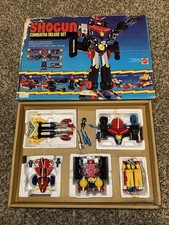 POPY Combattler V Diecast Shogun Warrior Combatra Deluxe Set PULITO incompleto