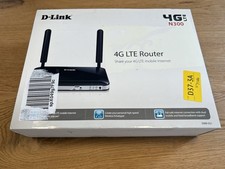 Router 4G D-Link N300 Model DWR-921 nero