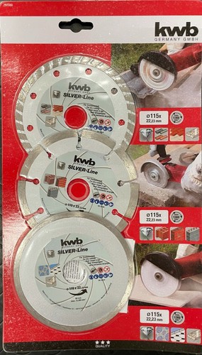 Set dischi diamantati kwb - dischi,