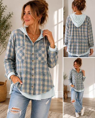 Fate plaid shacket flanella - fate,